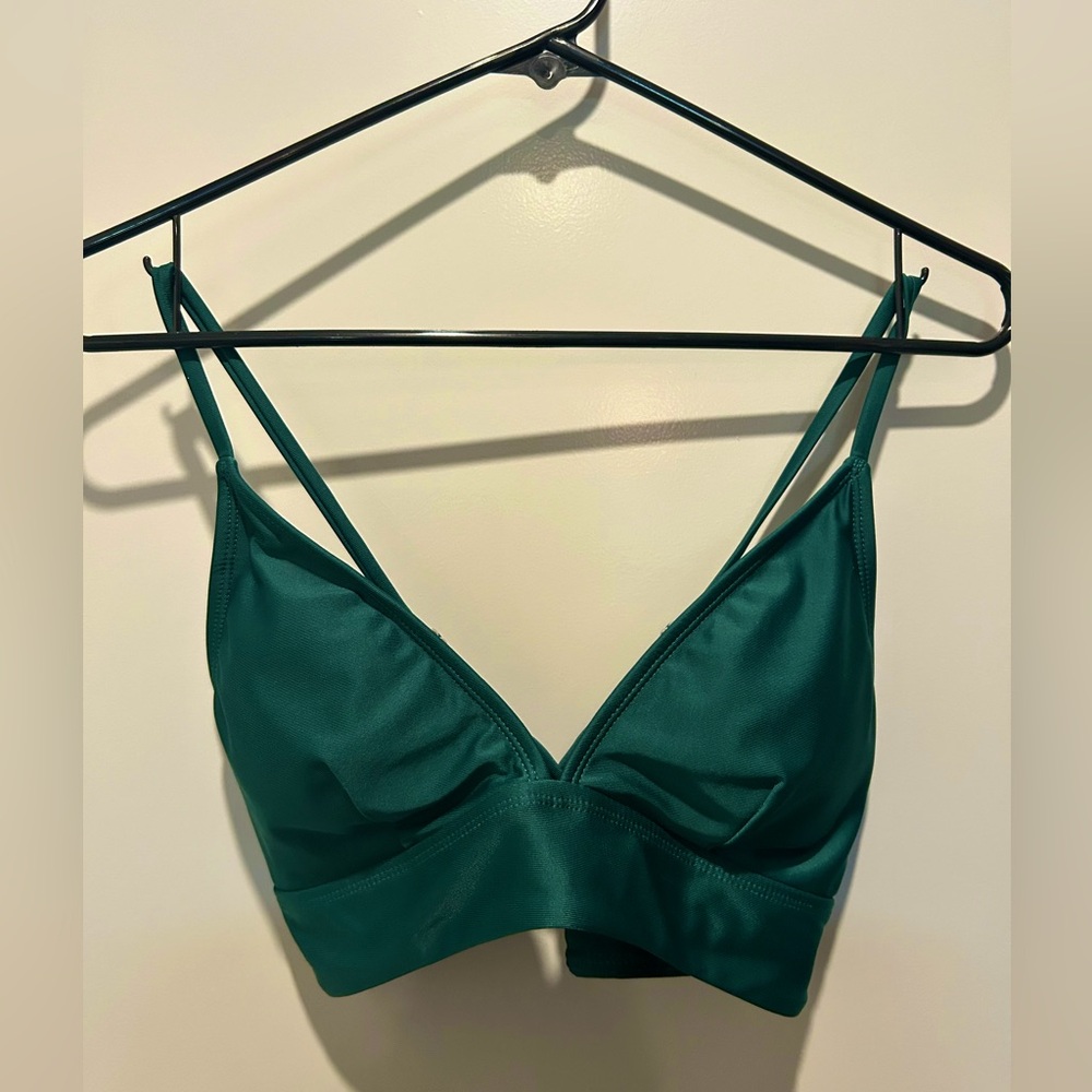 Kelly green swim top
